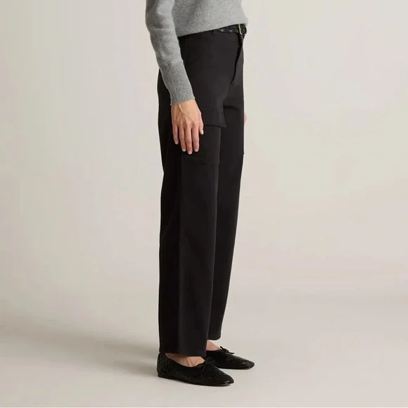 Quince Organic Stretch Cotton Twill Cargo Pants - Picture 3 of 10